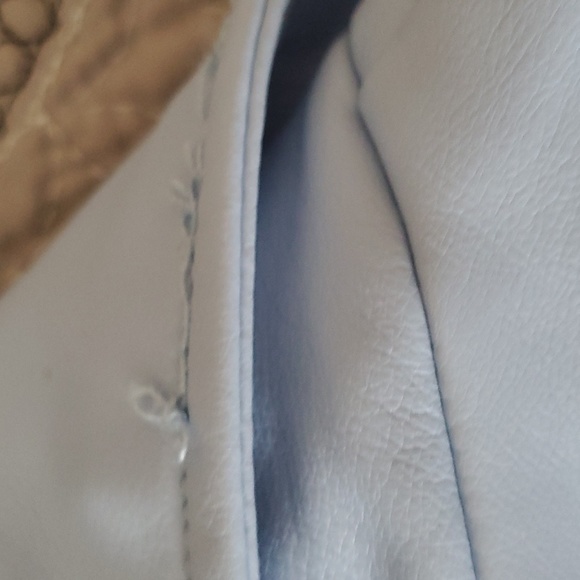 Forever 21 Baby Blue Crop Jacket size M - Picture 15 of 15